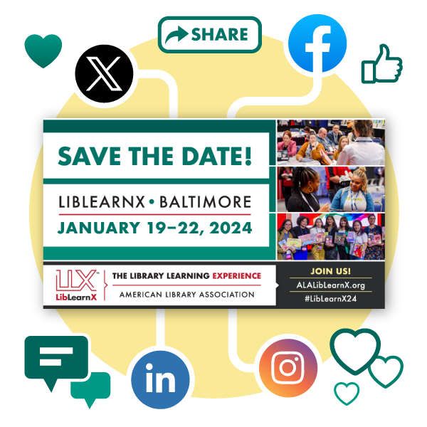 LibLearnX 2024 Social Media Download Gallery image, click for share graphics.